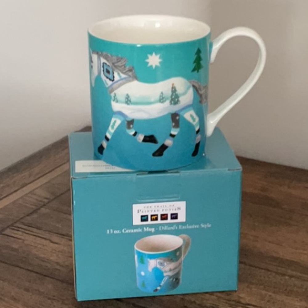 The Trail of Painted Ponies Winter Celebration Mug New in the Box 2024